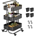 thumbnail image 1 of Carrito De Servicio 3 Niveles Metal Ruedas Auxiliar Multiuso, 1 of 8