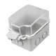 thumbnail image 5 of Cubierta de salida de salida al aire libre de 2 piezas Caja de salida eléctrica IP66 Protección confiable Cubierta de zócalo eléctrico para la piscina Para el enchufe expuesto, 5 of 8
