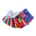 thumbnail image 1 of ColoMX 1 conjunto de países de la fiesta Bandera de fútbol Party Party Soccer Temed Party Banner Bandera de cuerda, 1 of 8