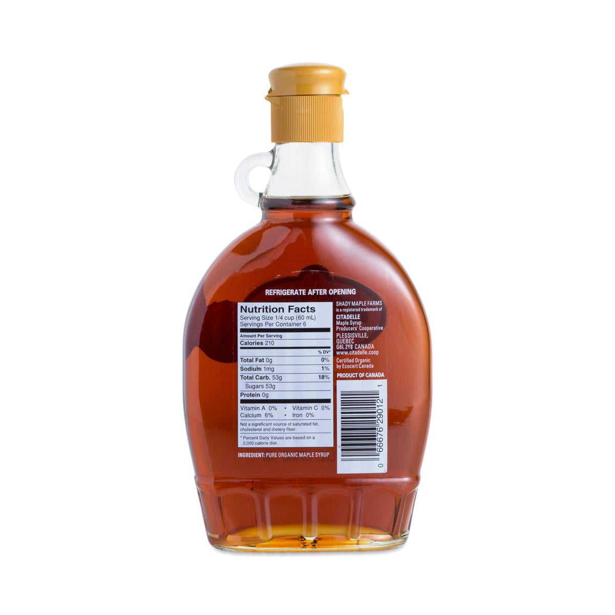 Shady Maple Farms 100% Pure Organic Maple Syrup -- 12.7 fl oz