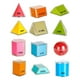thumbnail image 4 of Juego de 12 piezas de formas geométricas en 3D, juguetes de matemáticas transparentes, juguetes de matemáticas tempranas para niños, niñas, escuela, 4 of 8