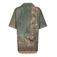 thumbnail image 3 of Camisetas de Manga Corta Impresa Casual para las Mujeres, Camisetas Cortas para las Mujeres Primavera Verano, 3 of 5