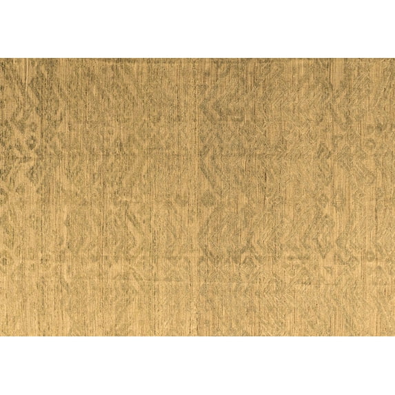 Ahgly Company Indoor Rectangle Abstract Brown Modern Area Rugs, 5' x 8'