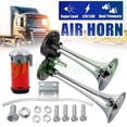 thumbnail image 5 of Zone Tech Air Horn Dual Trumpet Truck Loud 12v Train Car Kit Compressor 1000DB*, 5 of 5