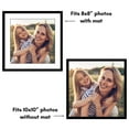 thumbnail image 6 of Americanflat 10x10 Picture Frame with Shatter-Resistant Glass with 8x8 Mat Display Photo Streamline - Black, 6 of 7