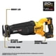 thumbnail image 2 of Sierra recíproca DEWALT FLEXVOLT 20V MAX* inalámbrica DCS386B, 2 of 9