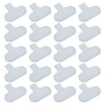 thumbnail image 1 of Etiquetas de cable Uxcell de 0.63 x 1.5 pulgadas, etiquetas para escribir en los cordones, 30 paquetes en blanco, 1 of 5