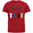 thumbnail image 1 of Personne Ne Se Soucie de la Robe Stupide T-Shirt Adulte Rouge, 1 of 1