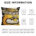 thumbnail image 5 of Chilfamy Bee Day Throw Pillow Covers Decorative Pillowcases with Gnome Daisy Summer Spring Cushion Case for Sofa Bed Holiday Home Decor Indoor Outdoor 22x22in, 5 of 5