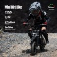 thumbnail image 6 of QEASET 39CC Dirt Bike, Mini Bike 4-Stroke Gas Powered off Road with Max Speed 20MPH, Pull Start, 6 of 9