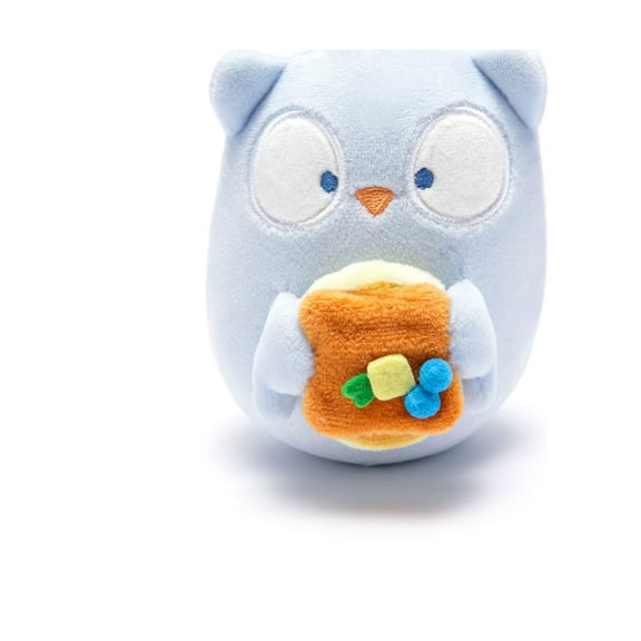 Anirollz Mini Ball Plush Stuffed Animal Owl Pancake Food Toy Owlyroll