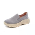 thumbnail image 2 of nsendm Female Shoes Adult Dark Wedges Shoes for Women Women Cut Outs Comfortable Casual Shoes Women's Casual Shoes Size 8 Grey 6.50, 2 of 3