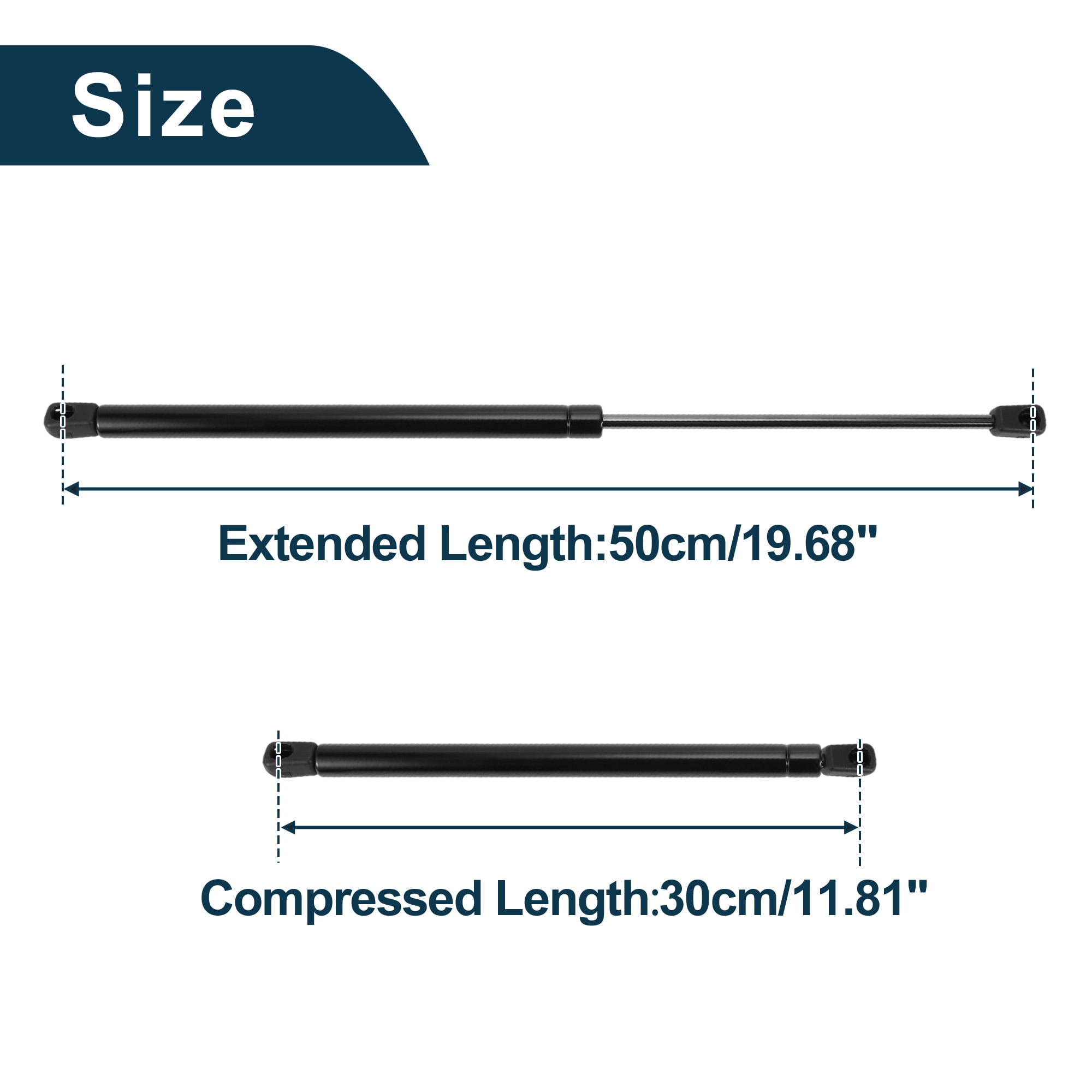 Unique Bargains 2Pcs Lift Supports Struts for Ford Focus 2000-2007 Rear Hatch Gas Spring