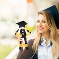 thumbnail image 5 of Graduation Gifts for Her Him Black Gnome Plush 10" Handmade Scandinavian Tomte Figurine Graduation Plush Gnomes with Graduation Cap Graduation Table Decorations Congrats Grad Party Favor, 5 of 6