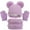 Purple-A, variant on Penkiiy Baby Hats Baby Winter Hat Newborn Baby Beanie For Boy Girl Cap Cotton Knitted Winter Warm Hats+Gloves Set Black Hat for 3-6 Months