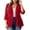 Red, variant on akafmk Plus Size Cardigan for Women 3/4 Sleeve Cardigan Open Front Solid Color Casual Drape Lightweight Cardigan Fall Tops, Size XL
