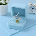thumbnail image 4 of 7MM Heart Shape Wrap Bypass Ring Natural Lemon Quartz 925 Silver Women Valentines Day Gifts Rings, 4 of 6