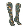 thumbnail image 3 of Yiaed Wolf Fox In Flower Forest Print Great elasticity Adult Stockings Sports socks for Men and Women-One Size, 3 of 8