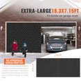 thumbnail image 2 of QueipA Garage Door Screen for Winter 18.3 x 7.15 ft Garage Door Insulation Kit, 2 of 12