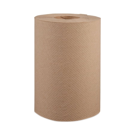 Windsoft WIN108 8 in. x 350 ft. 1-Ply Hardwound Roll Towels - Natural (12 Rolls/Carton)