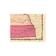 thumbnail image 4 of Historic State Map - Nebraska Kansas - Johnson 1860 - 23 x 29.13 - Vintage Wall Art, 4 of 5