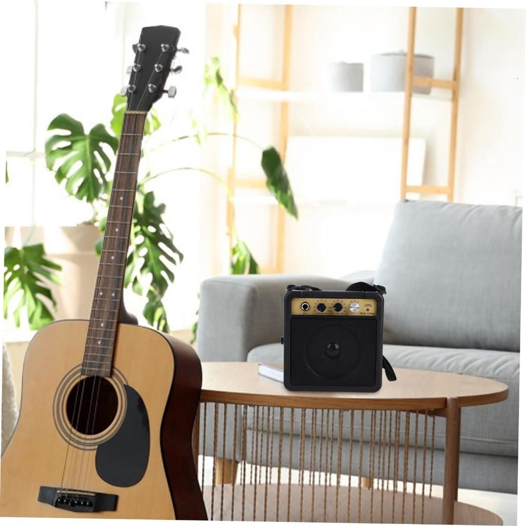 CEORPER Rechargeable Guitar Amp 5W Electric Guitar Amplifier With Hand Strap for Practice
