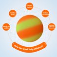 thumbnail image 3 of 8.5 Inch Gradient Rainbow Playground Ball for Kids Soft PVC Bouncy Kick Ball for Backyard Park and Beach Outdoor Fun, 3 of 8