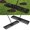Black, variant on Gymax 30'' x 10'' Heavy Duty Lawn Level Tool for Soil w/ 67'' Handle Dirt Ground Leveler Black