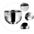 thumbnail image 2 of 1 Pce Bol de Rasage en Acier Inoxydable pour Hommes Bol de Mousse de Savon de Rasage Maison, 2 of 9