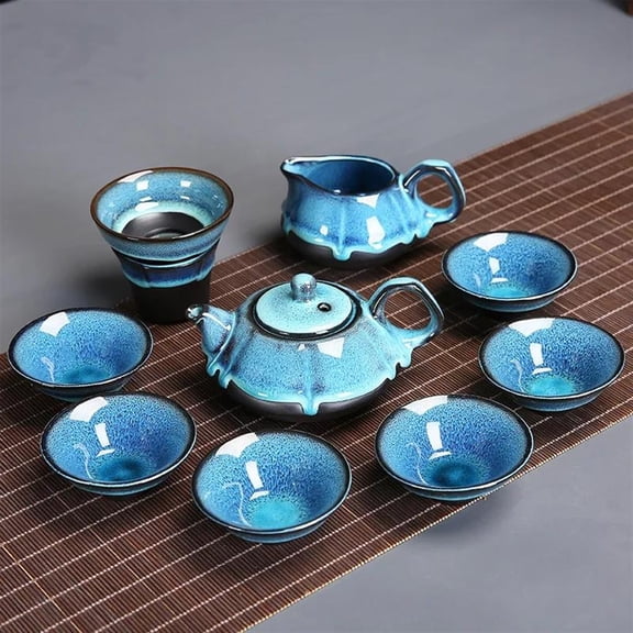 Ceramic Kung Fu Tea Set Teaware Teapot Teacup Tea Infuser Tea Filter Tea Cup Set Tea Pot And Cup Set Tea Travel Kungfu Tea Sets