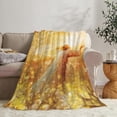 thumbnail image 4 of Yibo Cattle Animal Print Blanket Flannel Soft and Comfortable Anti-static Bed Sofa Blanket, 4 of 9