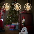 thumbnail image 4 of Luces navideñas para decoración, luces colgantes de hadas, funciona con pilas para pared, ventanas, camino, decoración de Patio Zhivalor  CPB-SSW348-4, 4 of 5