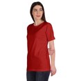 thumbnail image 4 of Inkmeso Womens Basic Crewneck Tshirt Short Sleeve Regular Fit Long Tee Workout Top, 4 of 8