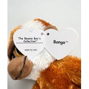 Ty Beanie Boos - Bongo the Orangutan – Solid Eyes - Stuffed Animal
