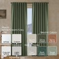thumbnail image 2 of Cortinas PANELSBURG, 244 cm, opacas, verde oliva oscuro, 2 paneles, 2 of 8