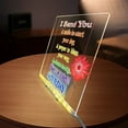 thumbnail image 3 of LED Note Board with Colors Light-up Acrylic Message Board Illuminated Dry Erase Writing Drawing Board for Kids And Adults, 3 of 7