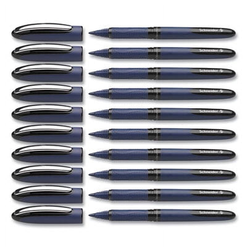 Schneider RED183001 0.6 mm Point One Business Rollerball Pen, Black