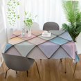 thumbnail image 3 of Yayeee Tablecloths 60" x 120" Rectangle Wrinkle Resistant Party Table Cover, Orange Art Pattern, 3 of 8