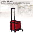 thumbnail image 5 of M Buder 45-Quart Rolling Cooler, 43L Large Capacity Waterproof Insulated Box with Wheels for Camping and Picnic, Red, 5 of 5