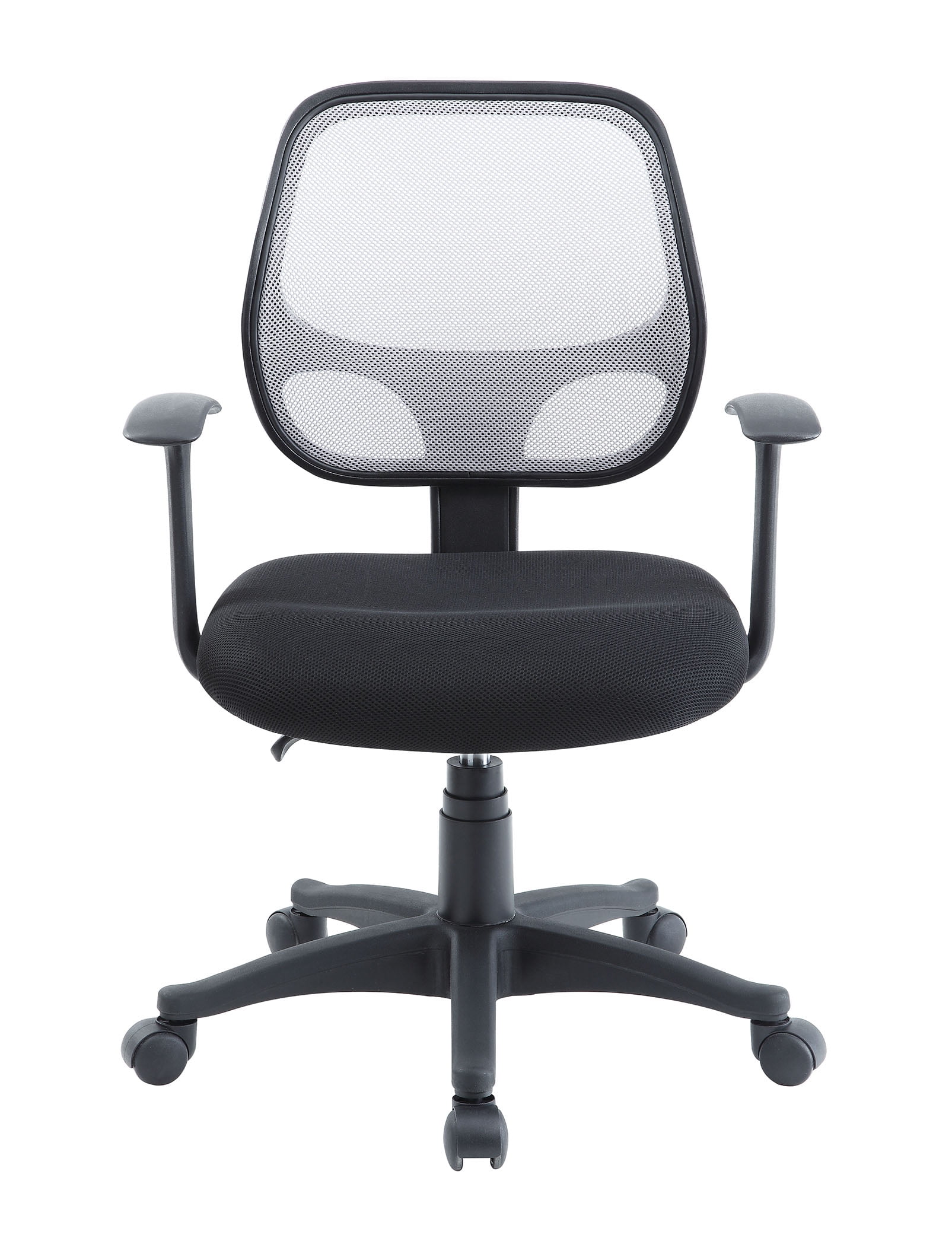 Mainstays Mesh Office Chairs With Arms Black With Gray Mesh Back Walmart Com Walmart Com