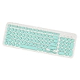thumbnail image 1 of con cable, Mini USB con cable lindo silencioso - Escritura suave, Funciona con y PC, Computadora, Windows 10/8/7 Verde claro Sunnimix Teclado con cable, 1 of 8
