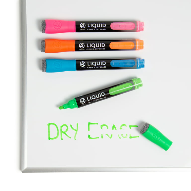  YES4QUALITY Magnetic Liquid Chalk Markers (3 Pack), Vibrant  Neon Colors w/ 3 mm Fine Bullet Tip, Erasable Dry Erase Pens for  Blackboards, Whiteboards Chalkboard Signs, Windows & Glasses : Office  Products