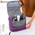 thumbnail image 2 of Spencer Portable Hanging Travel Toiletry Case Waterproof Cosmetic Bag Large Makeup Organizer Pouch for Men and Women with Sturdy Hook, 2 of 8