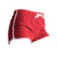 thumbnail image 2 of Skinni Fit- Pantalones cortos de deporte/gimnasio para mujer (Rojo/Blanco), 2 of 2