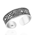 thumbnail image 1 of Beach Lover Marine Turtle Band.925 Sterling Silver Toe Ring or Pinky Ring, 1 of 5