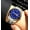 Blue dial, two-tone, digital men's model, variant on Men's watch with digital luminous display, dual calendar, alloy solid quartz watch, steel strap, waterproof, fashionable non-mechanical wristwatch for men