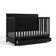 thumbnail image 3 of Graco Tristan Convertible Baby Crib with Drawer, Black, 3 of 8