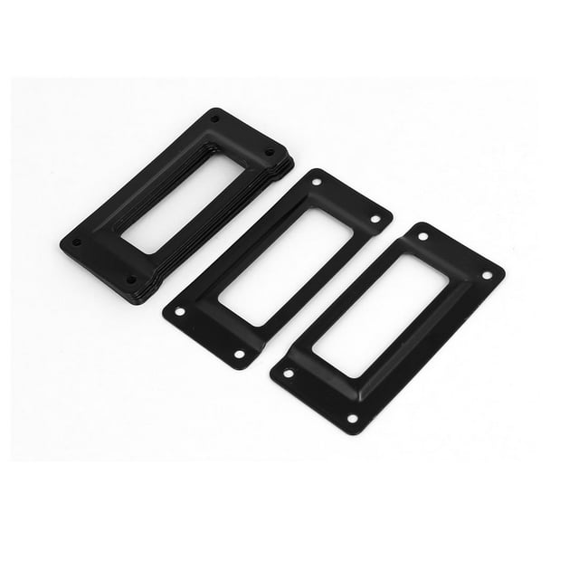 Unique Bargains File Drawer Gift Box Case Card Tag Label Holders Frames Black 62mm x 29mm 8PCS