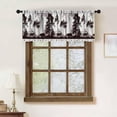 thumbnail image 2 of Rustic Deer Valance Curtains for Kitchen,Farmhouse Hunting Elk Country Camouflage Forest Woodland Wildlife Bear Elk Cabin Lodge Window Treatments for Bedroom Living Room 1 Piece,54x18 Inch, 2 of 4