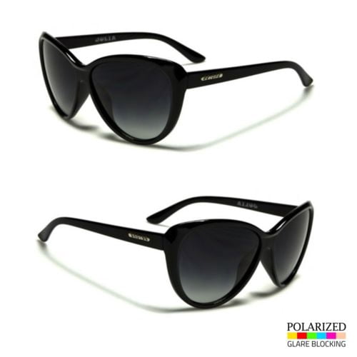 Black Cat Eye POLARIZED Sunglasses Retro Classic Vintage Design Women's Fashion